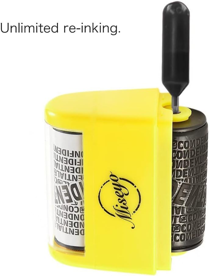Miseyo Roller Stamp Refill Ink - 3 Pack - Black Ink - Image 3